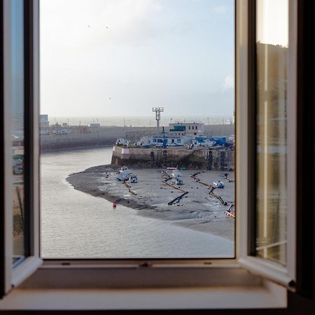 La Coquille - vue mer panoramique&port Tréport Le Tréport Esterno foto